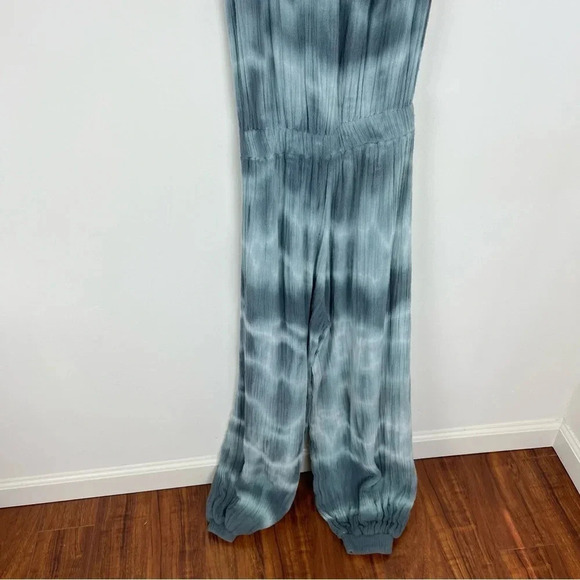 Jen’s Pirate Booty Blue Tie Dye Boho Jumpsuit Size S - Picture 6 of 9